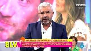 Jorge Javier abandona el plató de 'Sálvame' tras ser tachado de "acosador" por Marta Riesco