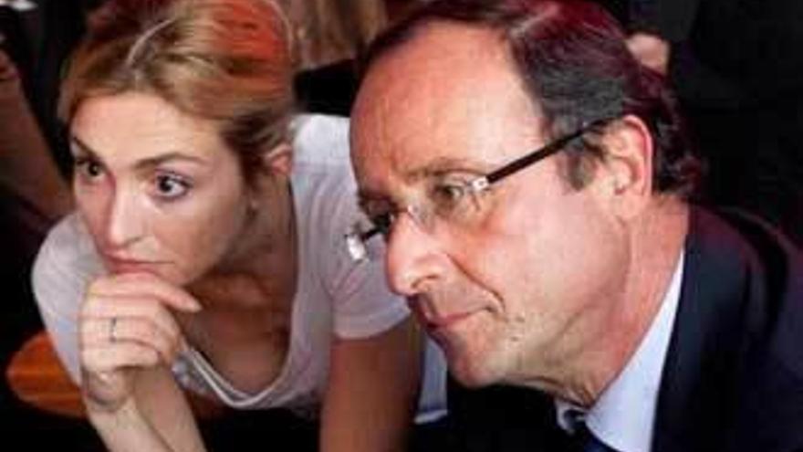 Julie Gayet y Hollande.