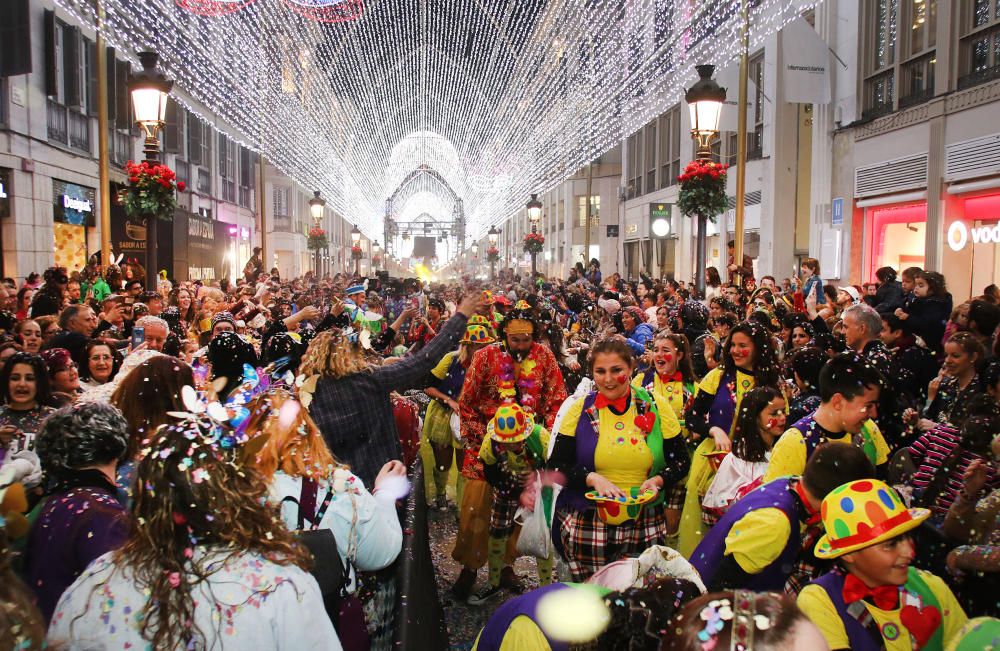 Sábado de carnaval en Málaga