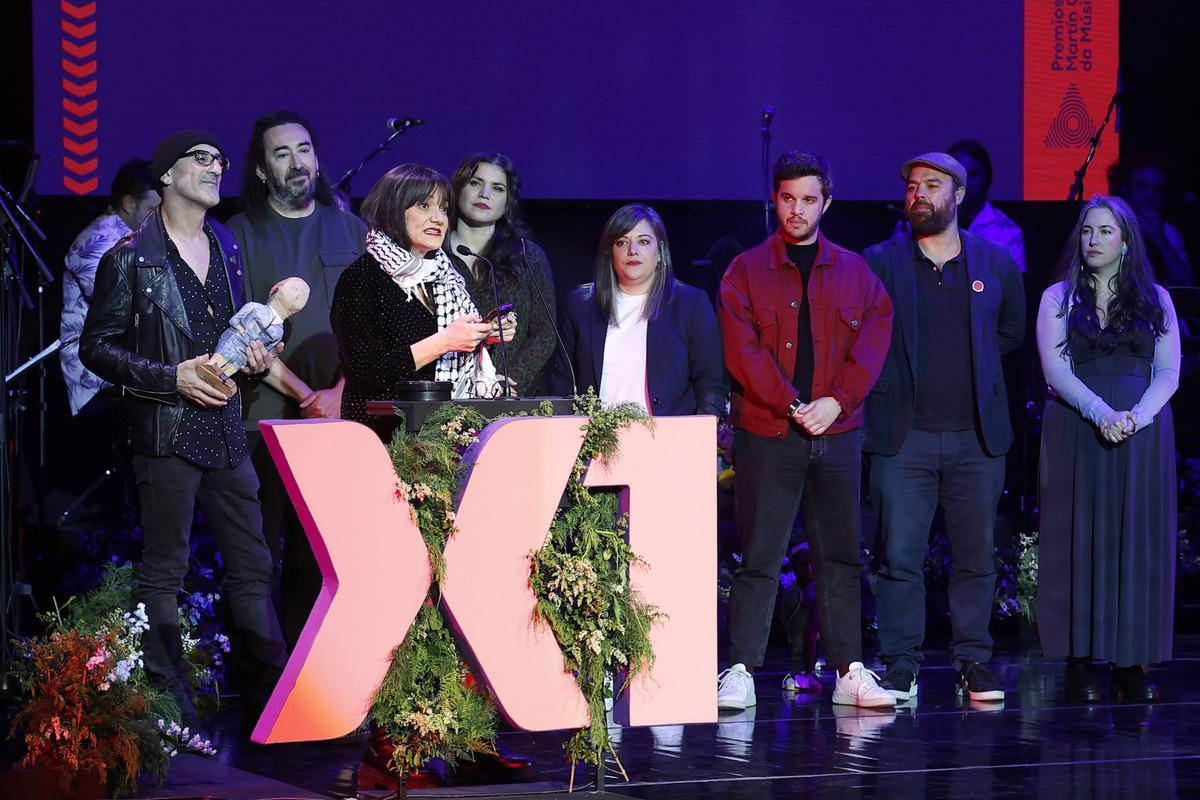 Entrega de los premios de la música gallega Martín Códax