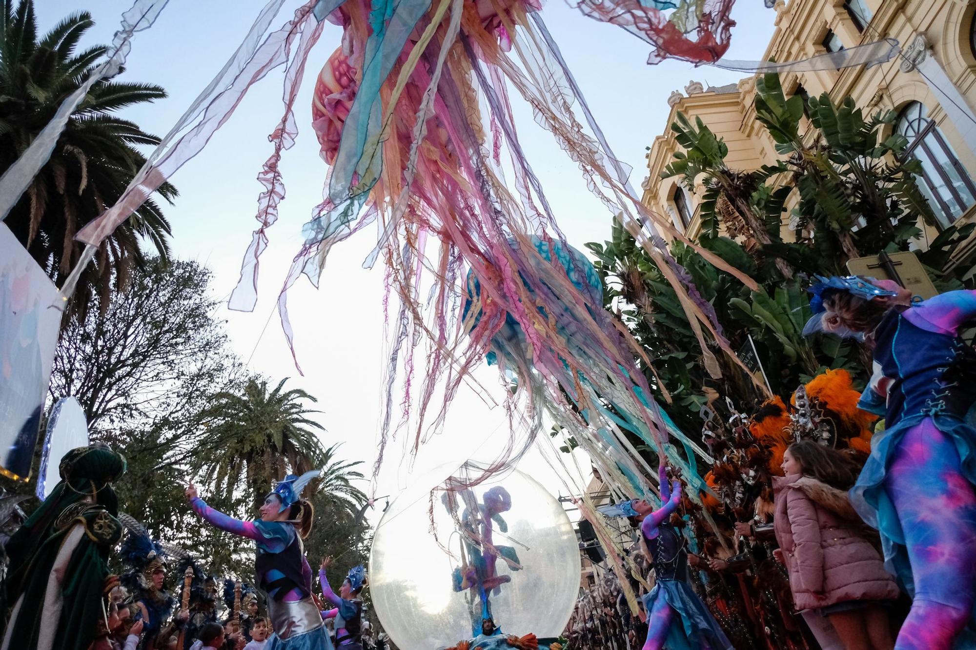 La Cabalgata de los Reyes Magos de Málaga 2023, en imágenes