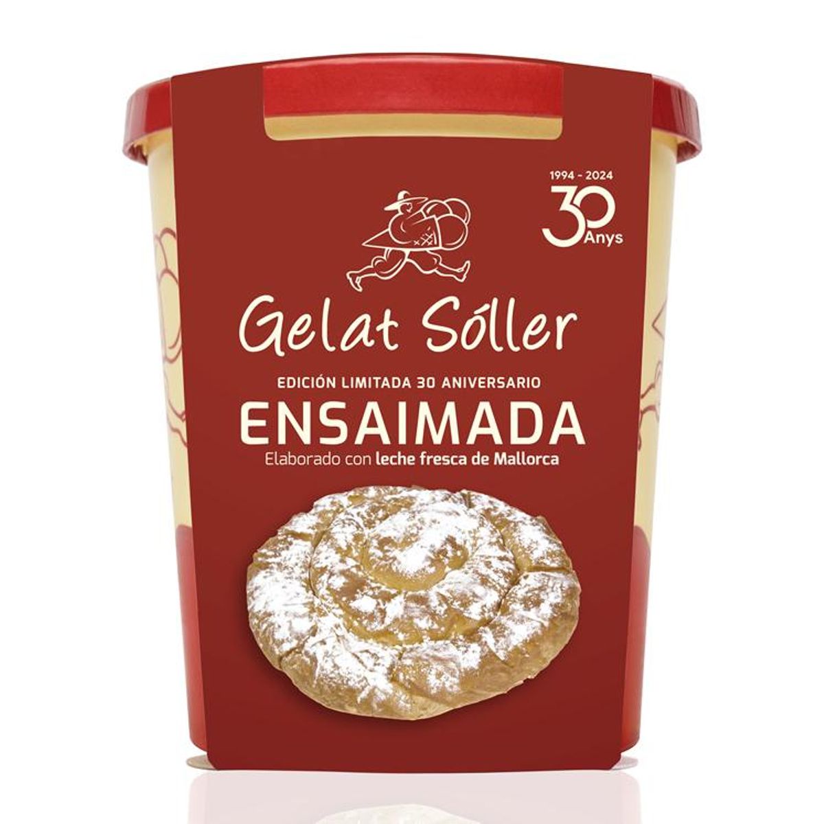 Gelat d’ensaimada de Fet a Sóller.