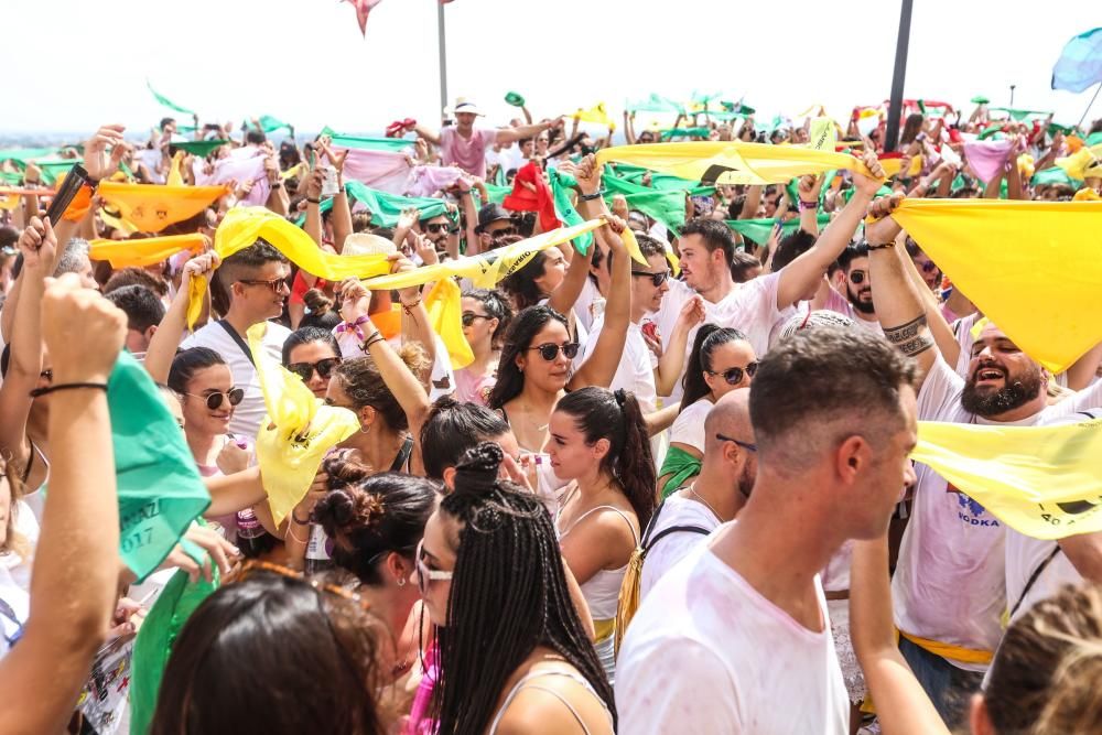 Chupinazo en las fiestas de Callosa de Segura