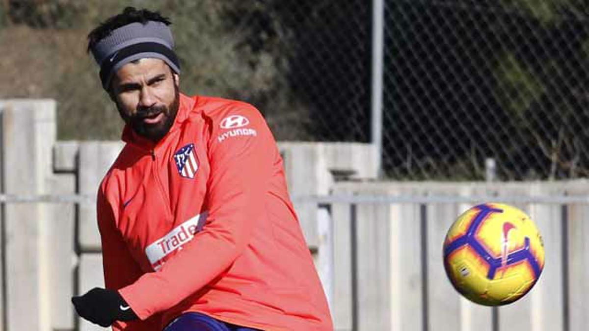 Diego Costa vuelve a entrenar con el grupo