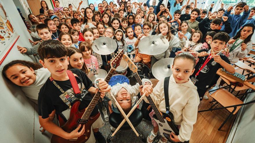 Un colegio de Salvaterra reinventa el festival de fin de curso