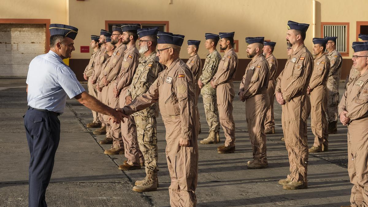 Despedida del 50º contingente Operación Atalanta en la Base Aérea de Gran Canaria