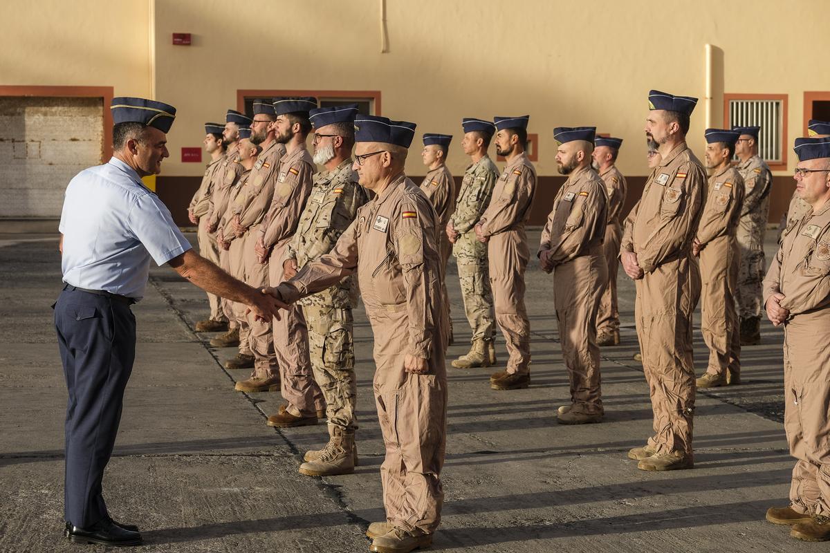 Despedida del 50º contingente Operación Atalanta en la Base Aérea de Gran Canaria
