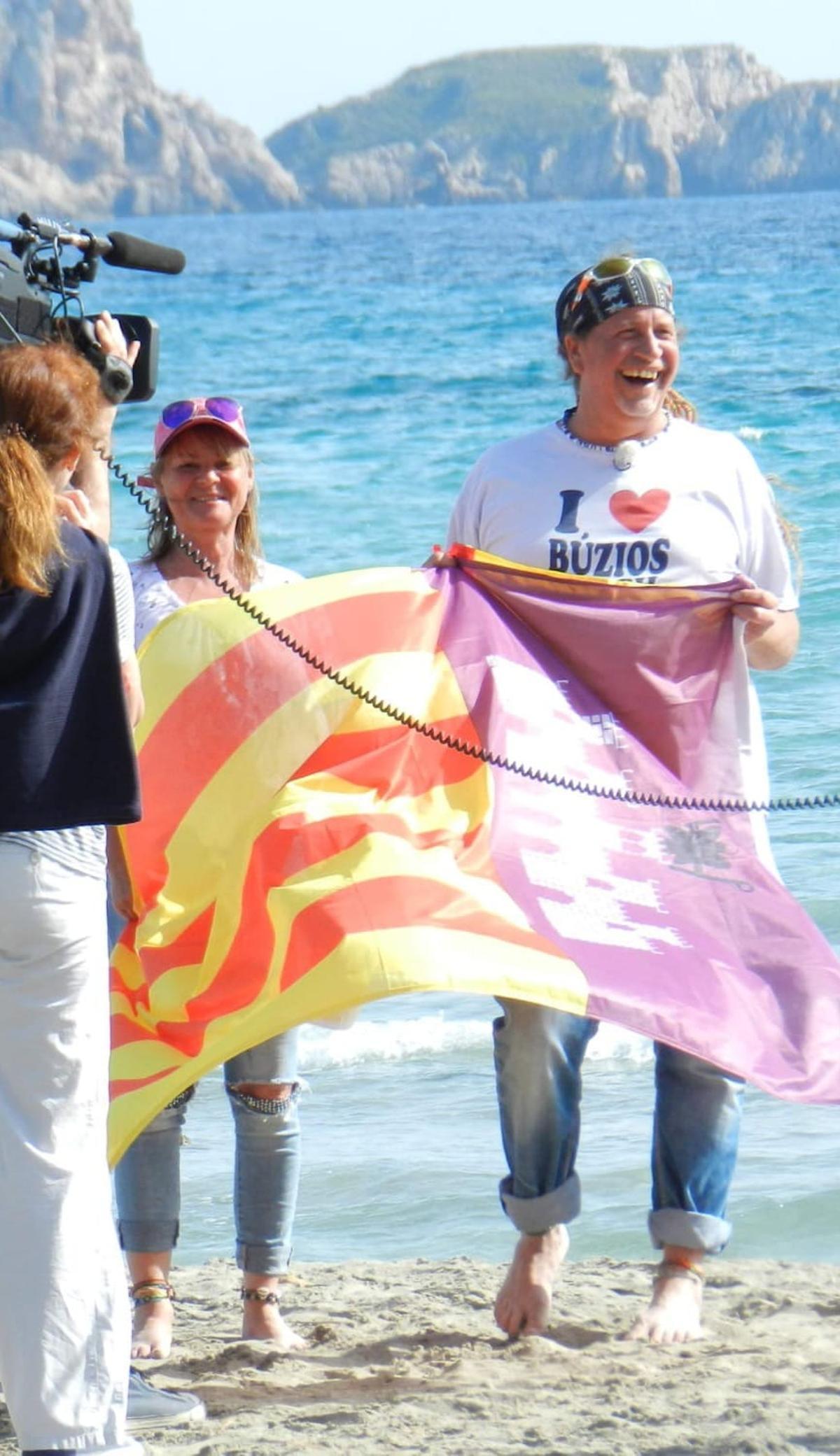 2017 sind Thommy Schmelz und Kathrin Mermi-Schmelz zusammen auf die Insel gekommen.