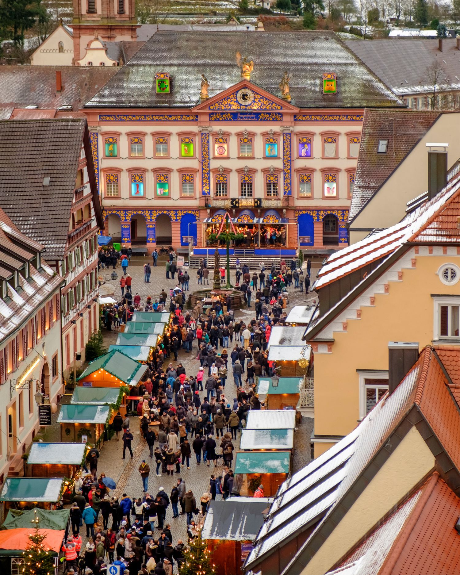 El calendario de Adviento en el Ayuntamiento de Gengenbach