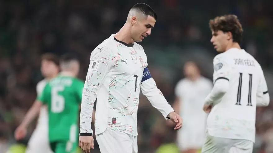 Así fue la acción de la expulsión de Cristiano Ronaldo frente al Irlanda