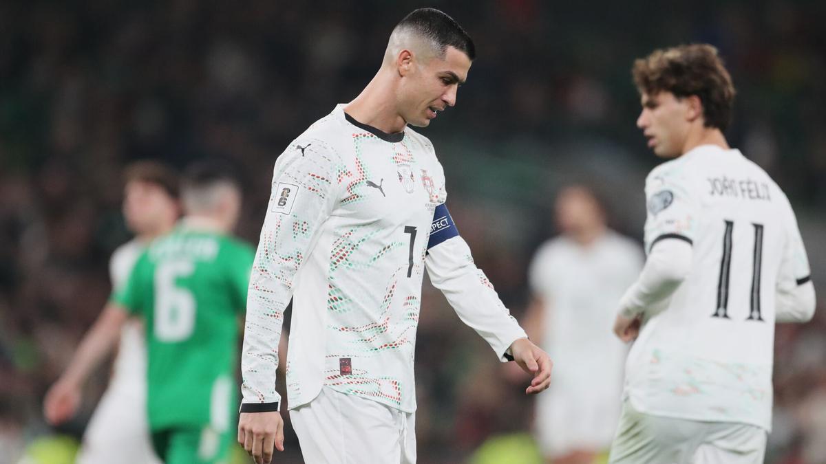 Así fue la acción de la expulsión de Cristiano Ronaldo frente al Irlanda