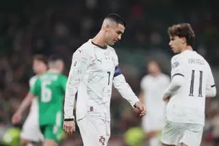 Así fue la acción de la expulsión de Cristiano Ronaldo frente al Irlanda