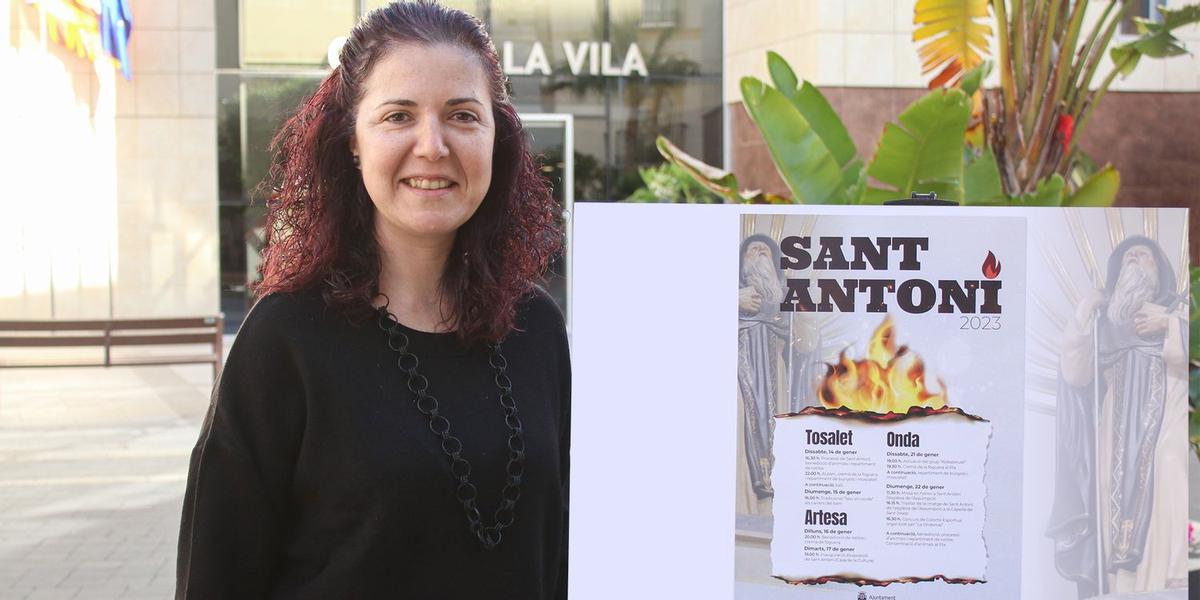 La teniente de alcalde del área de Fiestas de Onda, María Prades, ha presentado este lunes la programación de Sant Antoni.