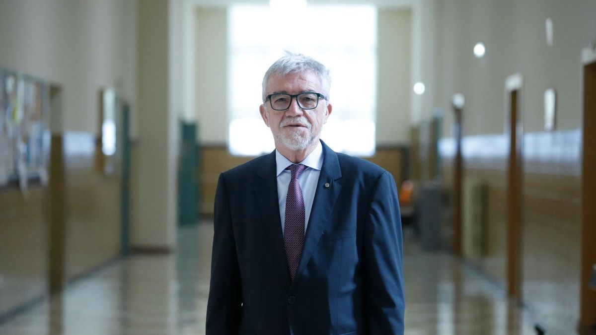 El director del Centro Nacional de Supercomputación, Mateo Valero, este jueves en Zaragoza.