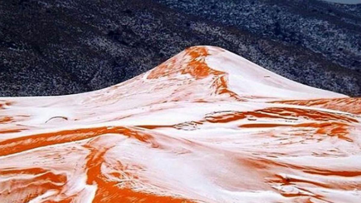 Ha nevado en el Sáhara después de 37 años