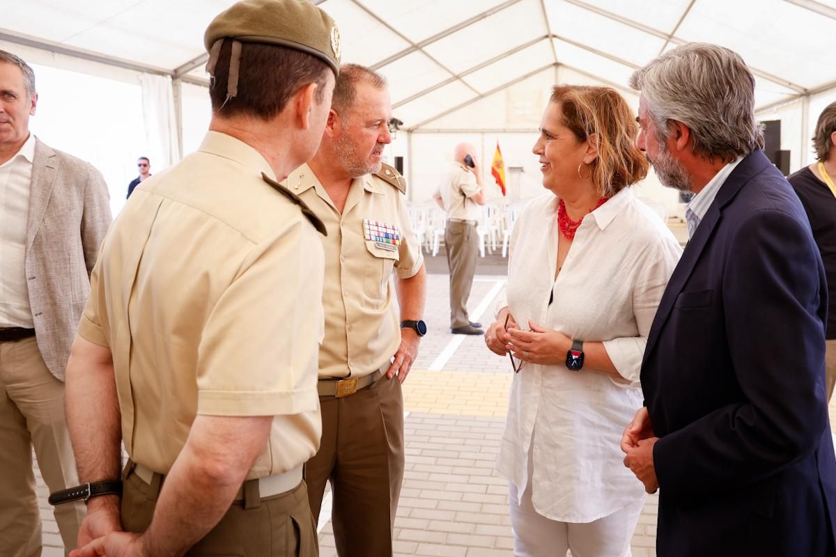 El Ejército recepciona las obras de urbanización de la Base Logística