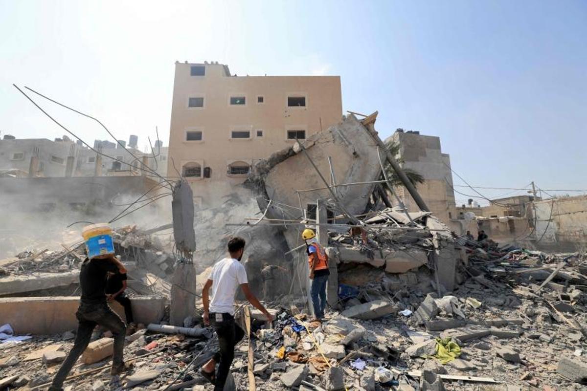 Destrucción, miedo y escasez de suministros en la Franja de Gaza