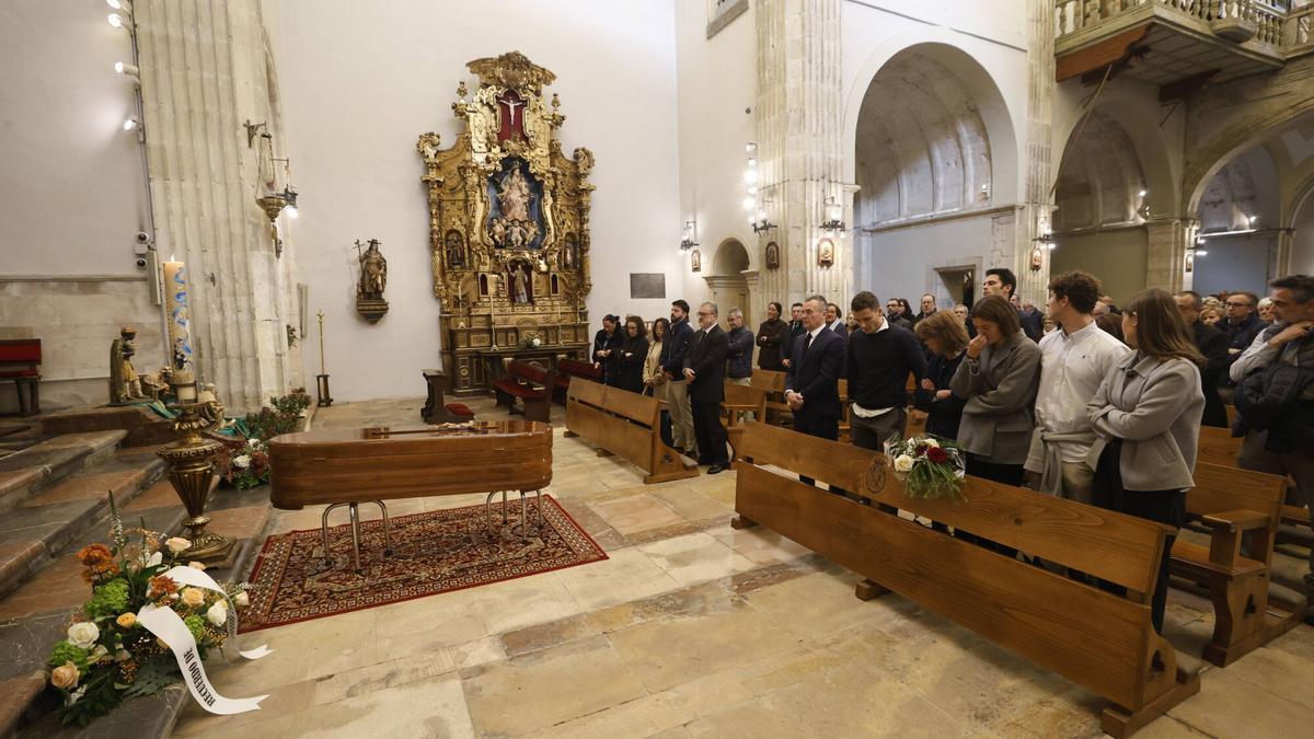 El funeral por Amantina Quintana.
