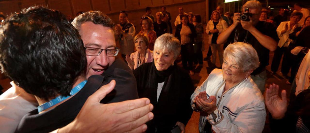 Toni Pérez celebra los resultados