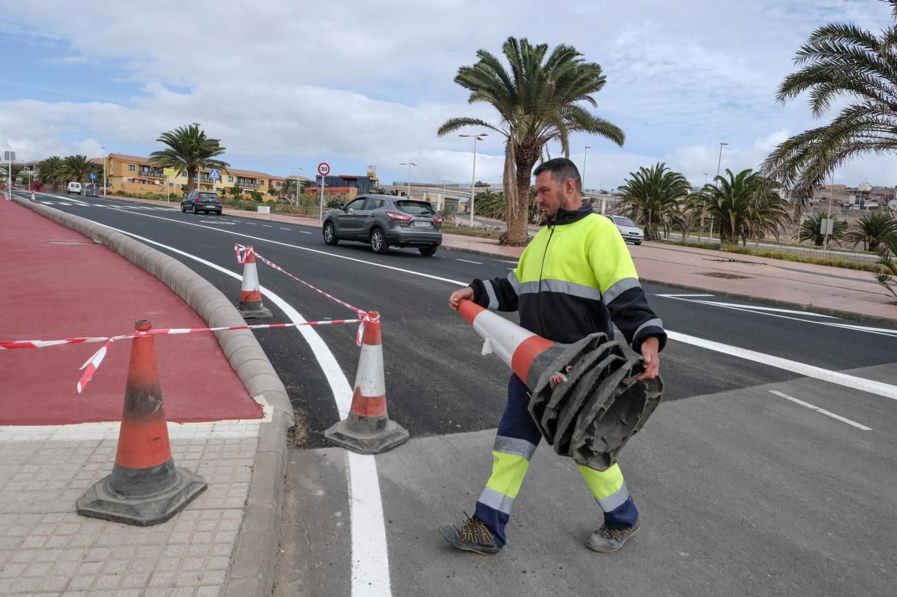 Reapertura de la carretera de Melenara