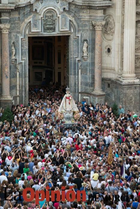 Salida de la Virgen de la Fuensanta desde la Cated