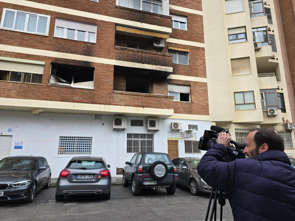 El bloque siniestrado.