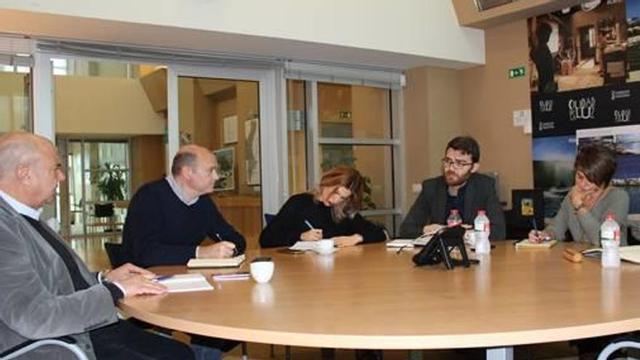 La reunión de Martínez y Rodes en la sede del Distrito Digital de Alicante.