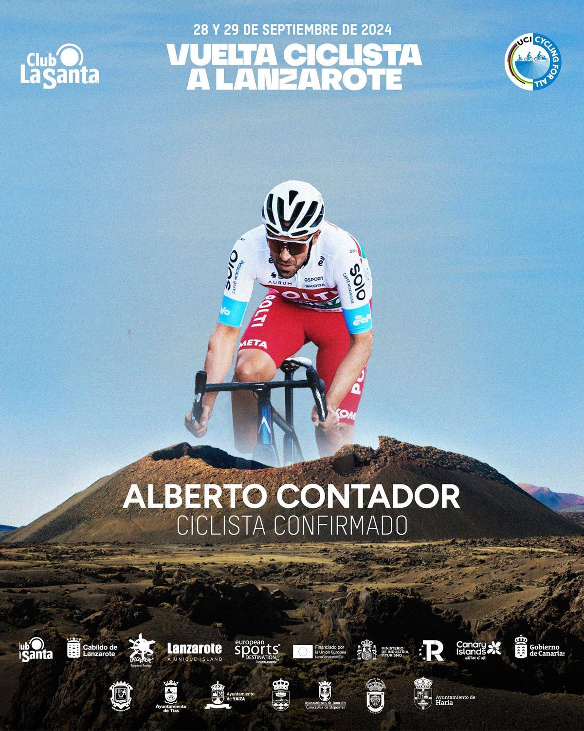 Alberto Contador Vuelta Ciclista a Lanzarote