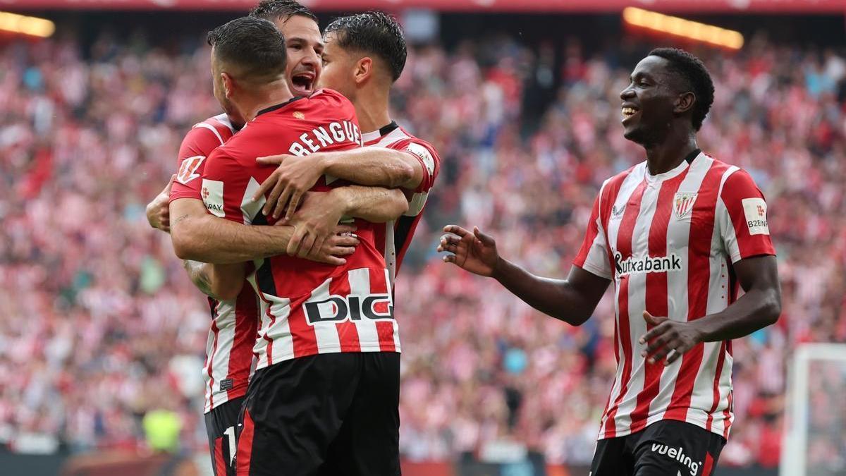 El Athletic llegará al inicio de la Europa League tras tres victorias seguidas en LaLiga