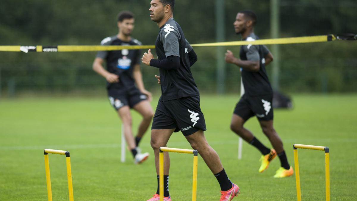 Pimer entrenamiento de la pretemporada del Dépor 2021-2022