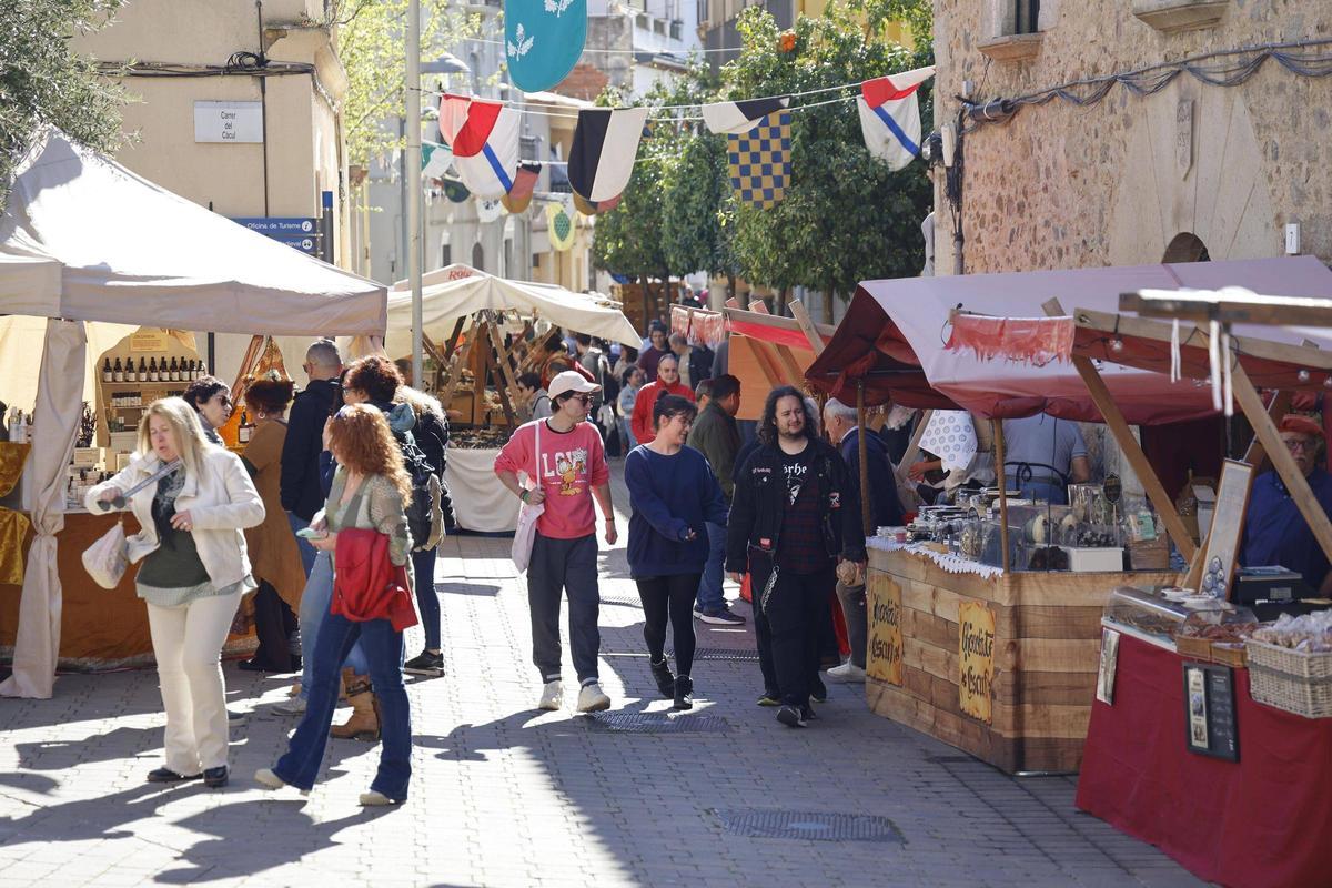 Les imatges del mercat medieval de Calonge