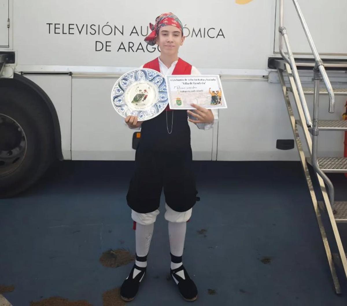 Los mellizos Adrián y Bernado Alós de La Almunia