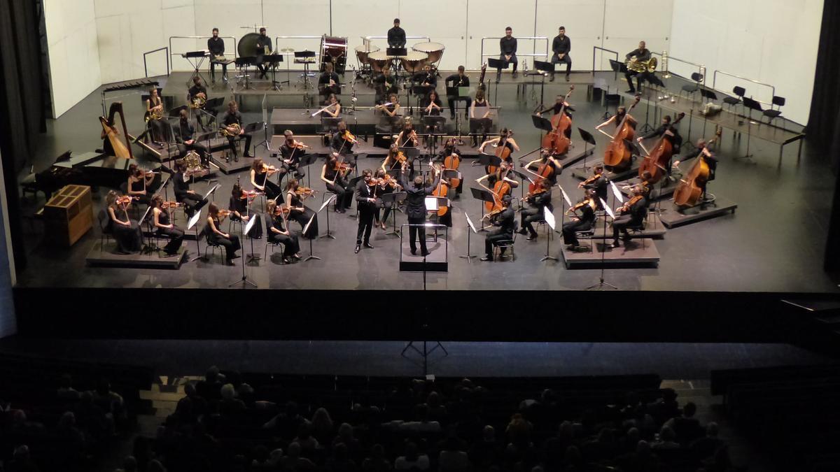 La Joven Orquesta Nacional de España, durante un concierto.