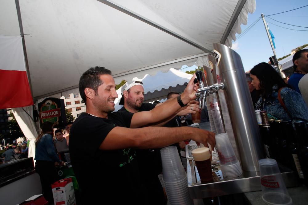 Inauguración del Festival de la cerveza de Avilés