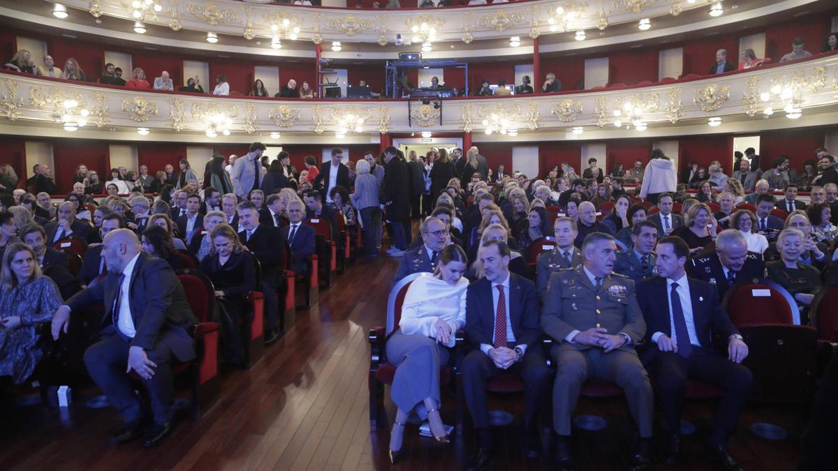 Las autoridades entre el público de la gala de los Premis Ciutat de Palma del año pasado