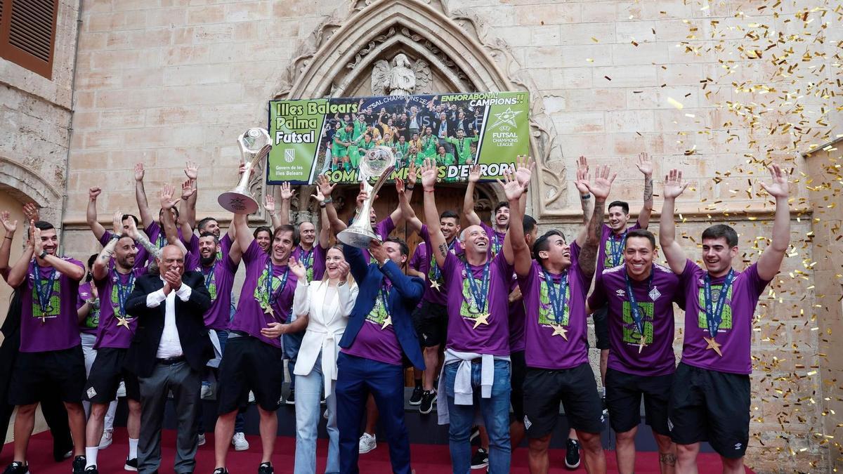 El Palma Futsal ha conquistado tres títulos internacionales en los últimos doce meses