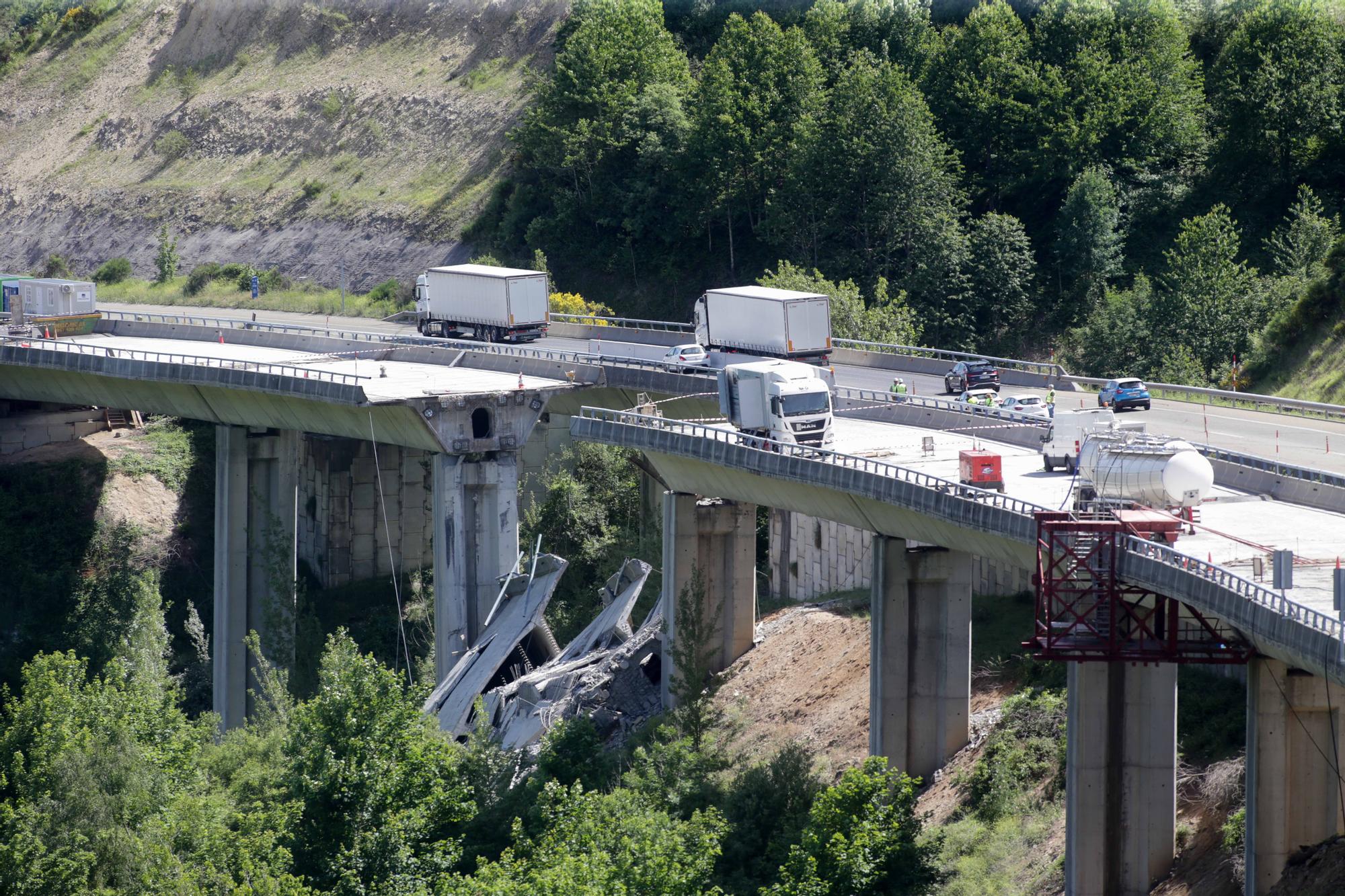 Un problema oculto en el viaducto de la A6, posible causa de un colapso inédito en la ingeniería civil estatal