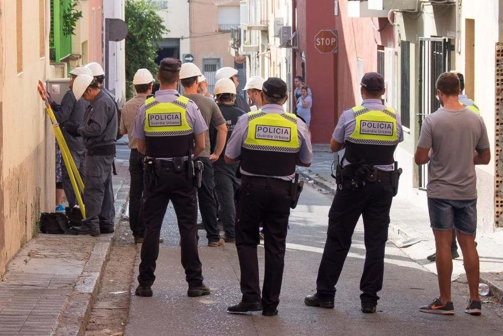 Dispositiu contra el frau elèctric i el tràfic de drogues al barri del Culubret de Figueres