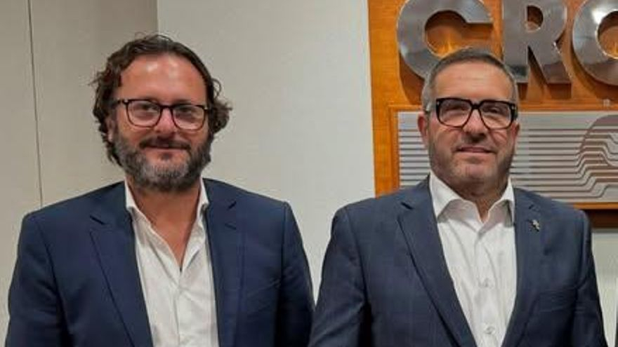 Ramón Avilés (i) y Miguel López Abad.