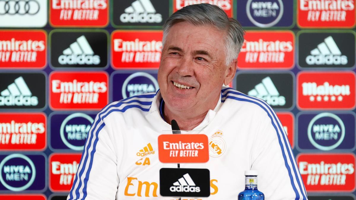 Carlo Ancelotti, en rueda de prensa