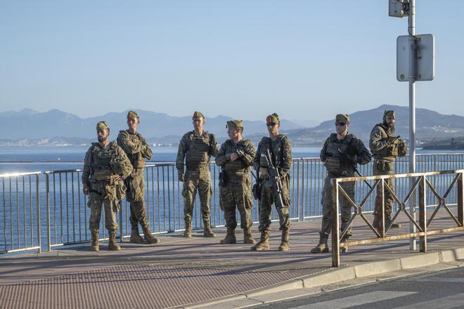 Detenido un inmigrante marroquí tras amenazar ayer con apuñalar a un militar en Ceuta