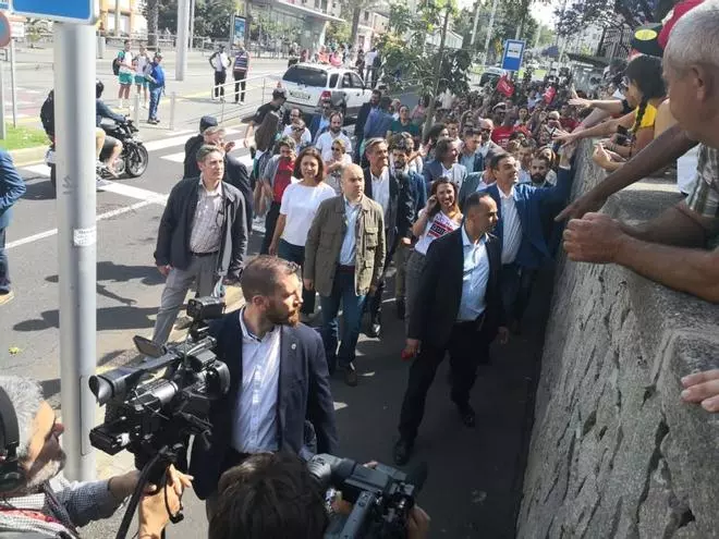 26M: Pedro Sánchez participa en un acto de campaña del PSOE en Tenerife