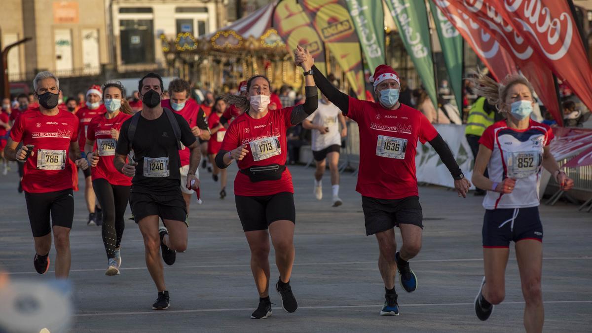 La San Silvestre regresa a las calles de A Coruña para cerrar el 2021