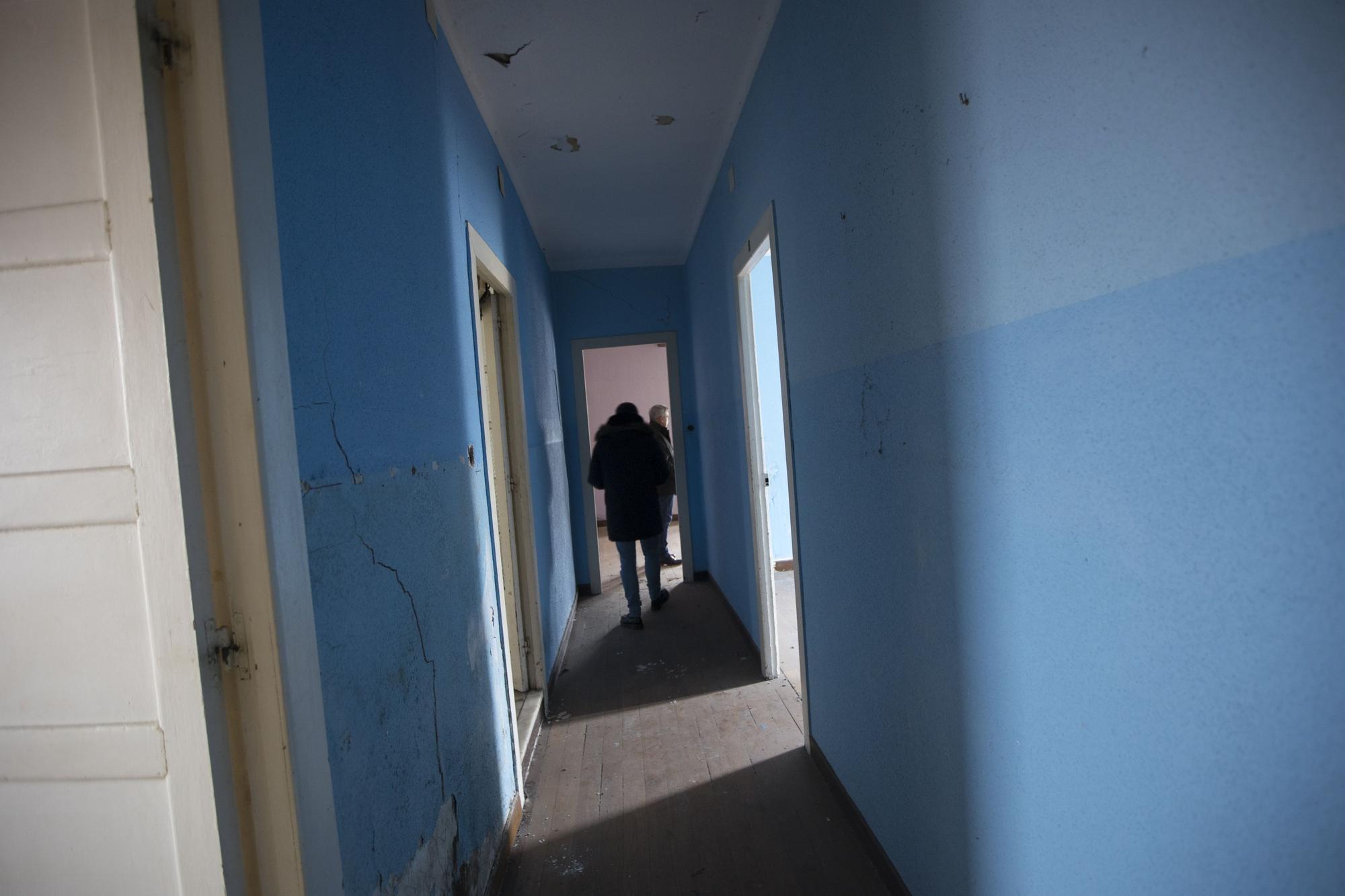 El interior del edificio del Café Colón, al desnudo