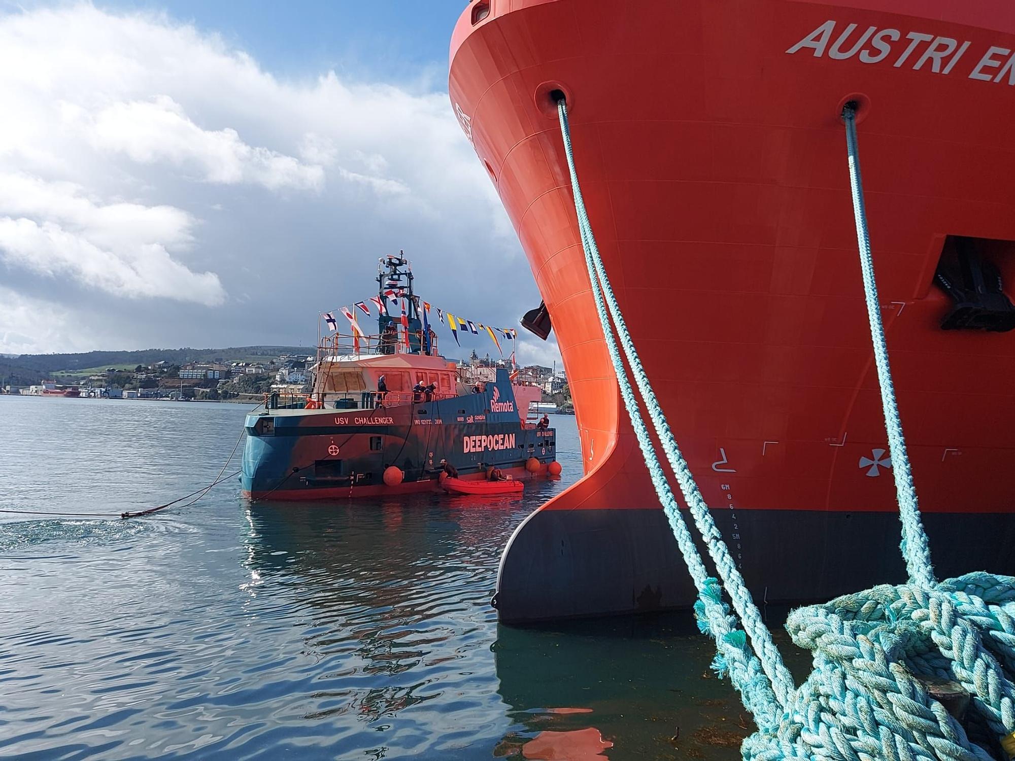 En imágenes: Así fue la botadura del barco no tripulado que construye Gondán para Noruega