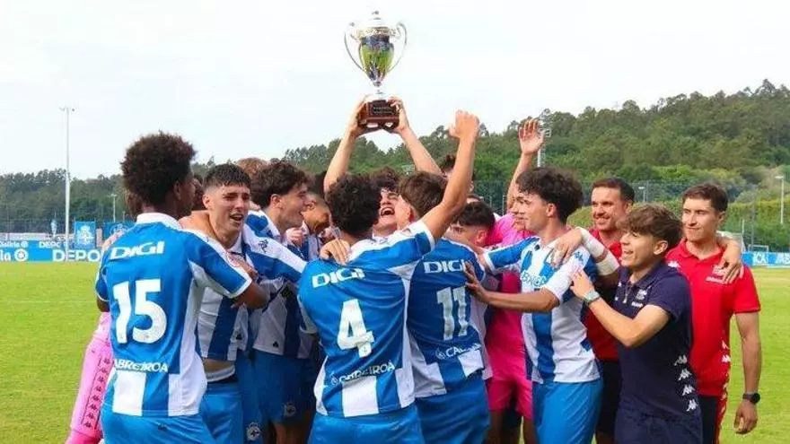 El Deportivo Juvenil B gana al Celta y se lleva la Liga Nacional