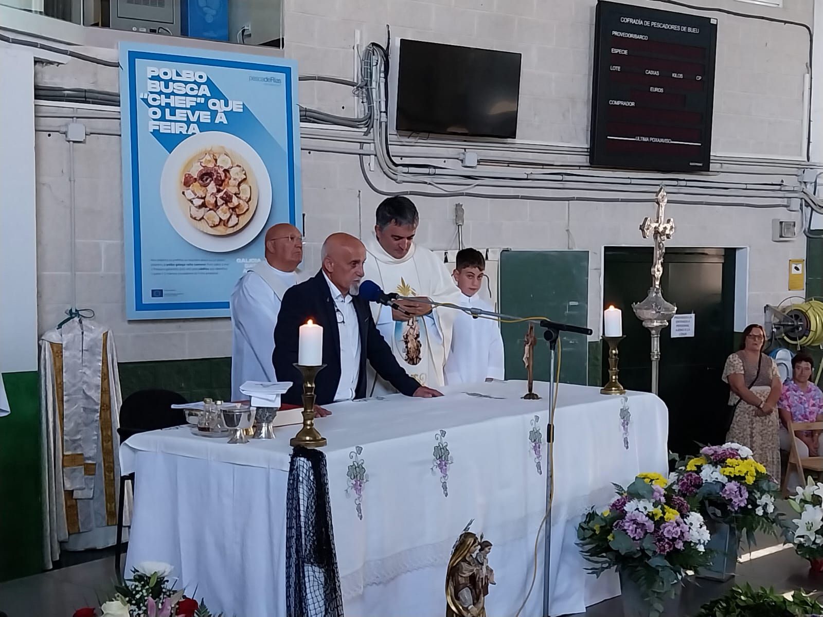 Las celebraciones en honor a la Virgen del Carmen en O Morrazo. La procesión en Bueu