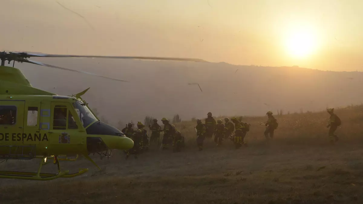 La mitad de Galicia está hoy en riesgo «muy alto» o «extremo» de sufrir un incendio forestal