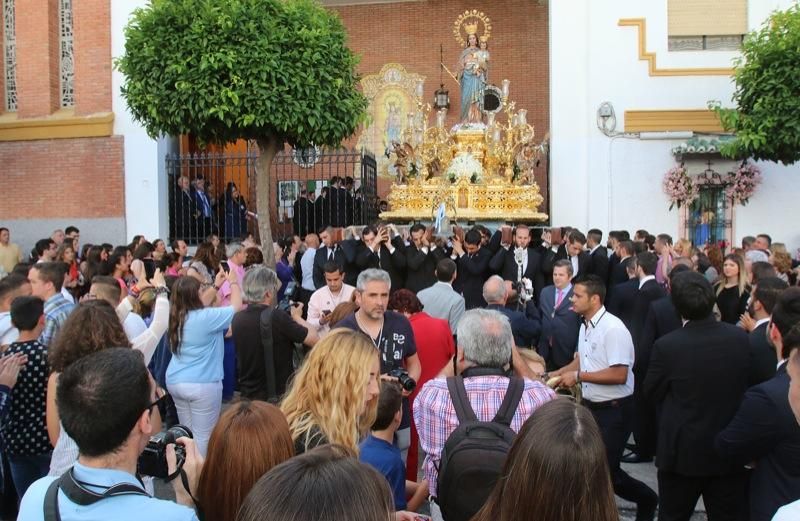 Procesión de María Auxiliadora en Capuchinos