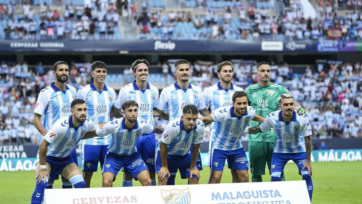 Once inicial del Málaga CF.